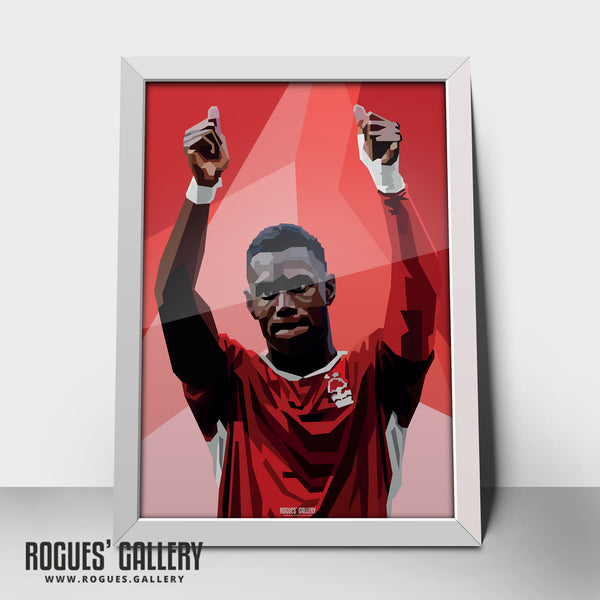 Moussa Niakhate - Salute - Nottingham Forest - A0, A1, A2 or A3 Prints