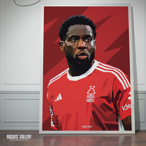 Orel Mangala - Nottingham Forest - Signed A3 Prints