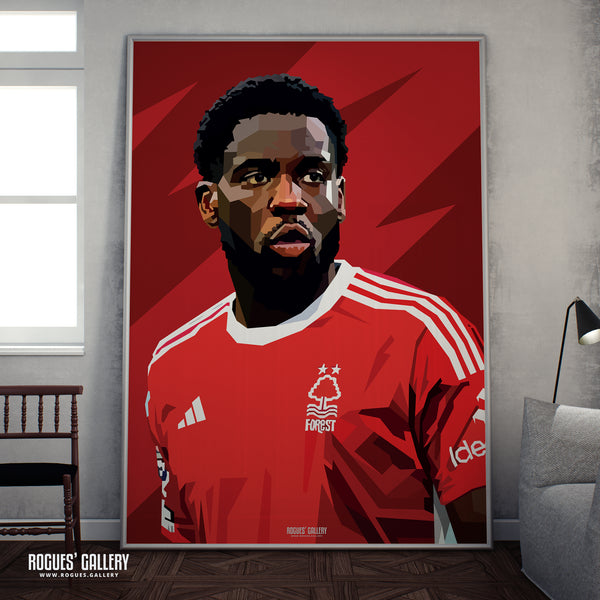 Orel Mangala - Nottingham Forest - Signed A3 Prints