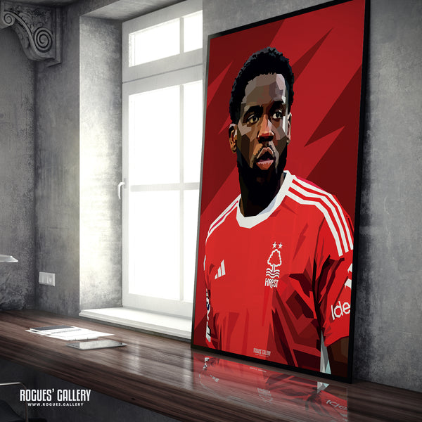 Orel Mangala - Nottingham Forest - Signed A3 Prints