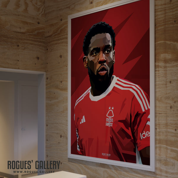 Orel Mangala - Nottingham Forest - Signed A3 Prints