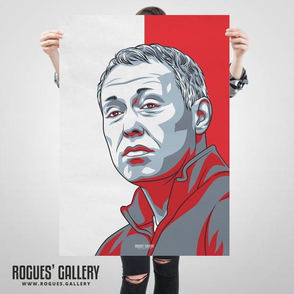 Steve Cooper - Nottingham Forest - Signed A3 #GetBehindTheLads Prints