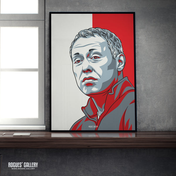 Steve Cooper - Nottingham Forest - Signed A3 #GetBehindTheLads Prints