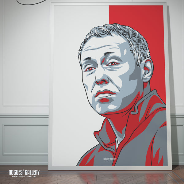 Steve Cooper - Nottingham Forest - Signed A3 #GetBehindTheLads Prints