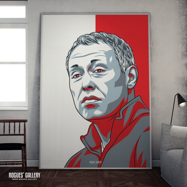Steve Cooper - Nottingham Forest - Signed A3 #GetBehindTheLads Prints