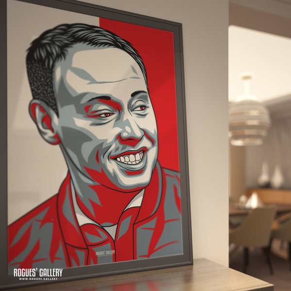Steve Cooper - Nottingham Forest - Signed A3 #GetBehindTheLads Prints