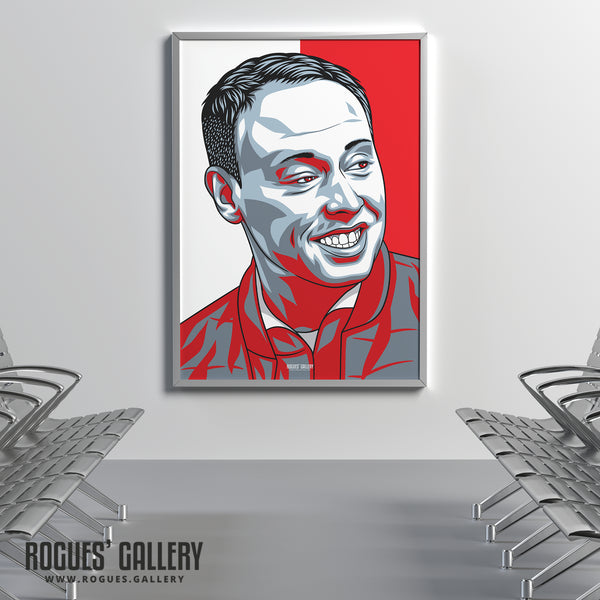 Steve Cooper - Nottingham Forest - Signed A3 #GetBehindTheLads Prints
