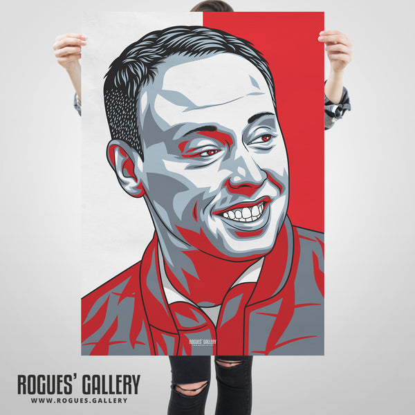 Steve Cooper - Nottingham Forest - Signed A3 #GetBehindTheLads Prints
