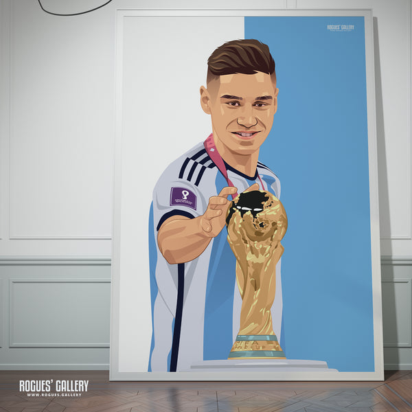 Gonzalo Montiel - Argentina & Nottingham Forest - A0, A1, A2 or A3 World Cup Prints
