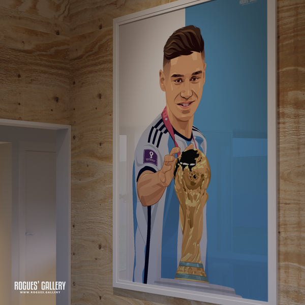Gonzalo Montiel - Argentina & Nottingham Forest - A0, A1, A2 or A3 World Cup Prints