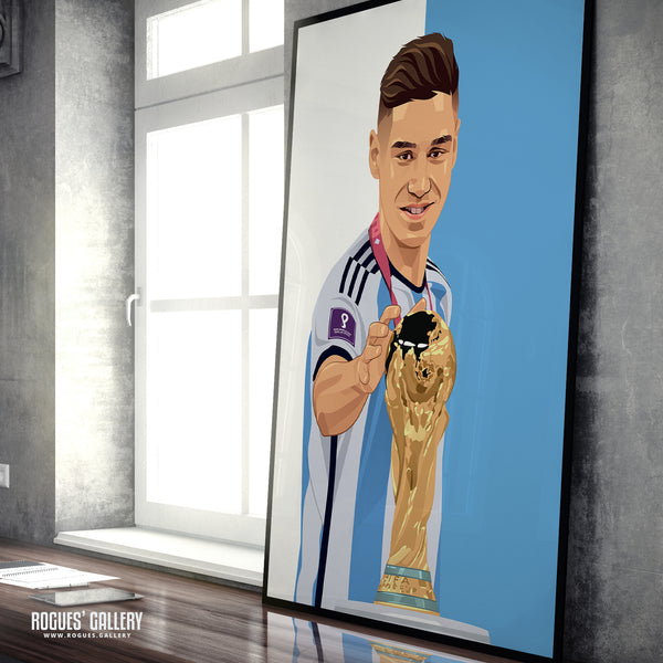 Gonzalo Montiel - Argentina & Nottingham Forest - A0, A1, A2 or A3 World Cup Prints