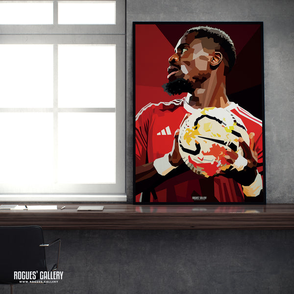 Serge Aurier - Nottingham Forest - A0, A1, A2 or A3 Prints