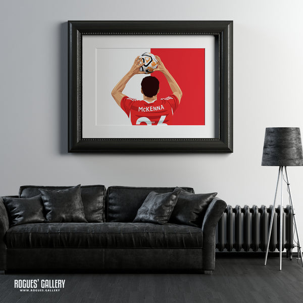 Scott McKenna - Nottingham Forest - A0, A1, A2 or A3 Red & White Prints