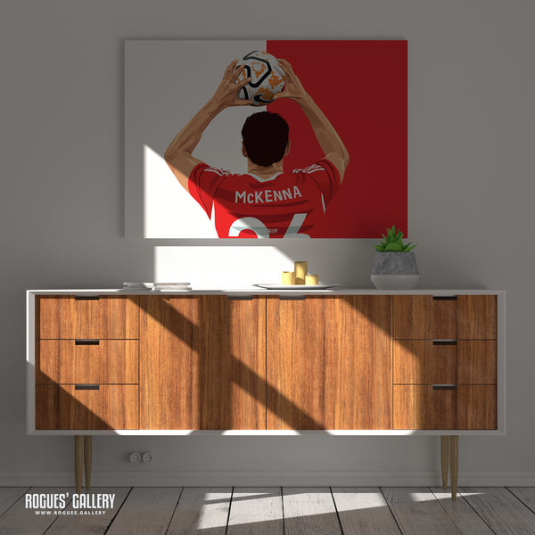 Scott McKenna - Nottingham Forest - A0, A1, A2 or A3 Red & White Prints