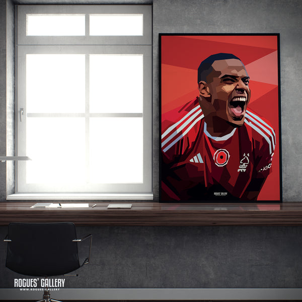 Murillo - Nottingham Forest - A0, A1, A2 or A3 Prints