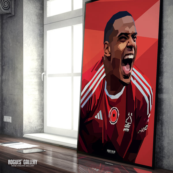 Murillo - Nottingham Forest - A0, A1, A2 or A3 Prints