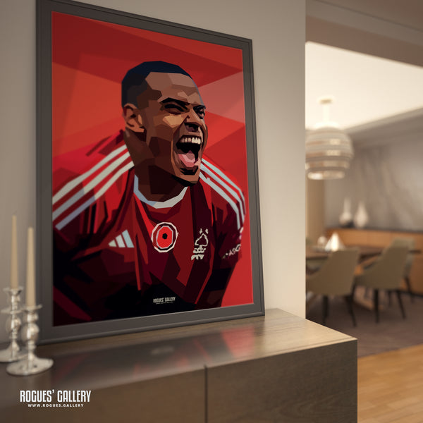 Murillo - Nottingham Forest - A0, A1, A2 or A3 Prints