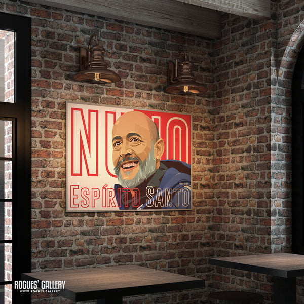 Nuno Espírito Santo - Nottingham Forest - A0, A1, A2 or A3 Name Prints