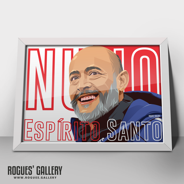 Nuno Espírito Santo - Nottingham Forest - A0, A1, A2 or A3 Name Prints