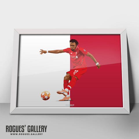 Divock Origi Scores - Liverpool Champions League Winners - A0, A1, A2 & A3 Prints