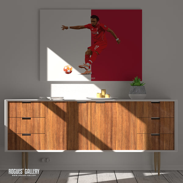 Divock Origi Scores - Liverpool Champions League Winners - A0, A1, A2 & A3 Prints