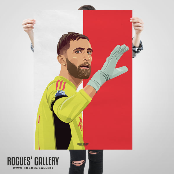 Matt Turner - Nottingham Forest - A0, A1, A2 or A3 Red & White Prints