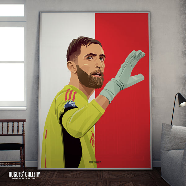 Matt Turner - Nottingham Forest - Signed A3 Red & White Prints