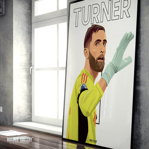 Matt Turner - Nottingham Forest - Signed A3 Name & Number Prints