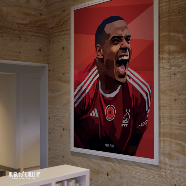 Murillo - Nottingham Forest - Signed A3 Prints