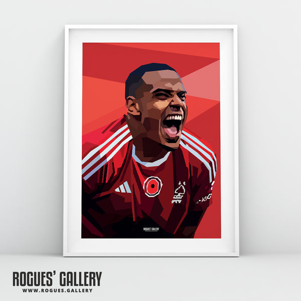 Murillo - Nottingham Forest - Signed A3 Prints