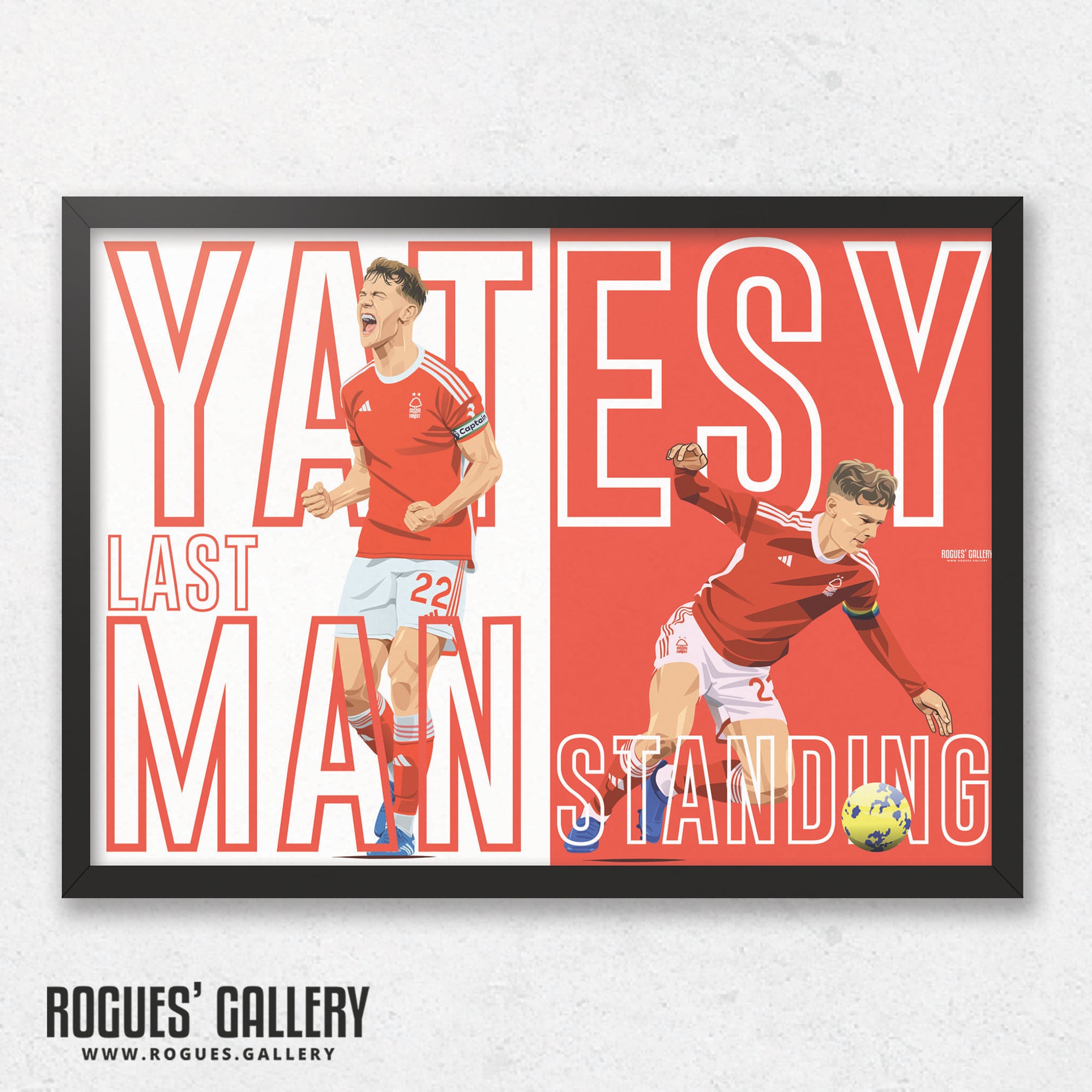 Ryan Yates: Last Man Standing - Nottingham Forest - A0, A1, A2 or A3 Prints