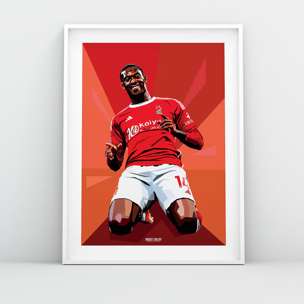 Callum Hudson-Odoi - Nottingham Forest - A0, A1, A2 or A3 Modern Art Prints