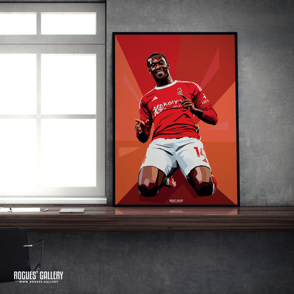 Callum Hudson-Odoi - Nottingham Forest - A0, A1, A2 or A3 Modern Art Prints