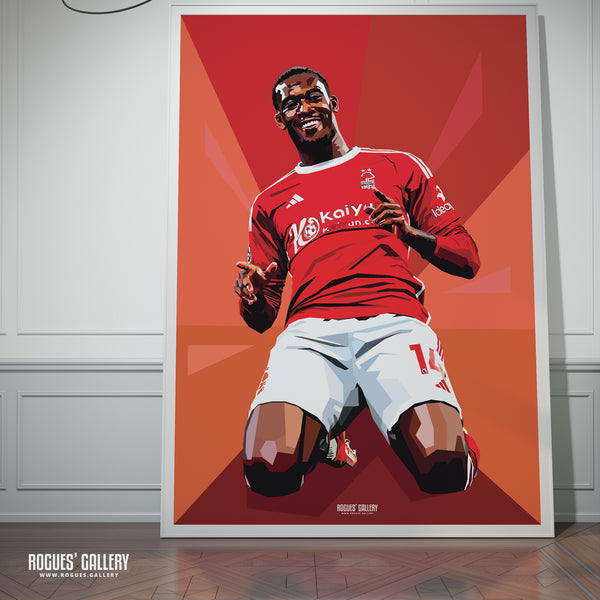 Callum Hudson-Odoi - Nottingham Forest - A0, A1, A2 or A3 Modern Art Prints
