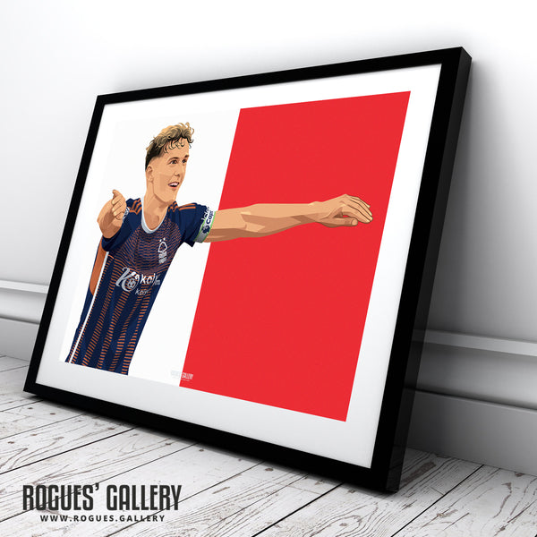 Ryan Yates: The Water Looks Nice - Nottingham Forest - A0, A1, A2 or A3 Prints