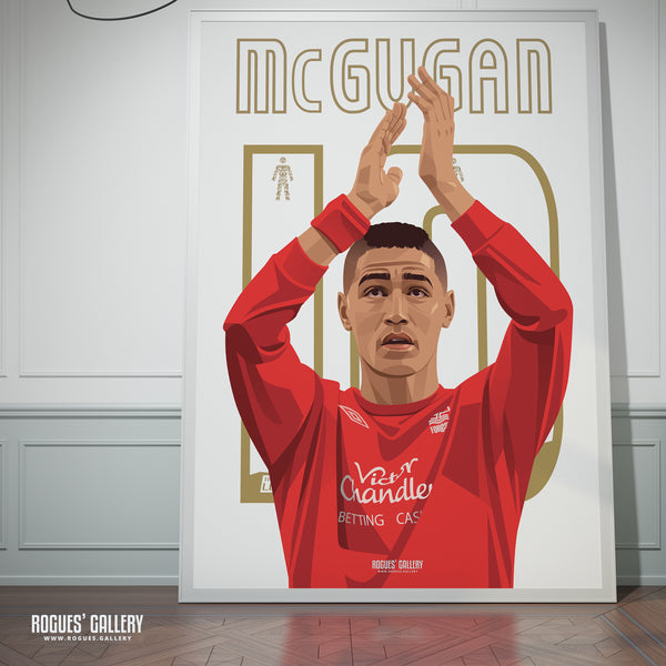 Lewis McGugan - Nottingham Forest - A0, A1, A2 or A3 Classics Series Prints