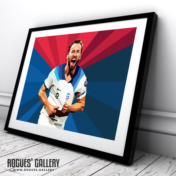 Harry Kane - Euro '24 England - A0, A2, A1 or A3 Pop Art Prints