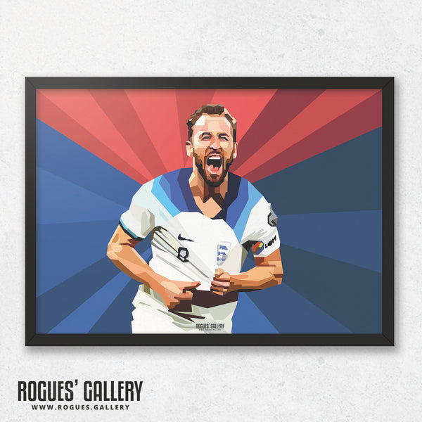 Harry Kane - Euro '24 England - A0, A2, A1 or A3 Pop Art Prints
