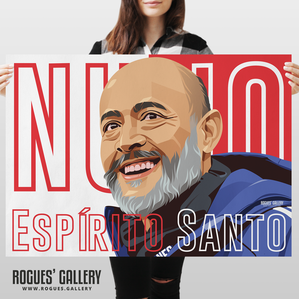 Nuno Espirito Santo Nottingham Forest head coach A1 print
