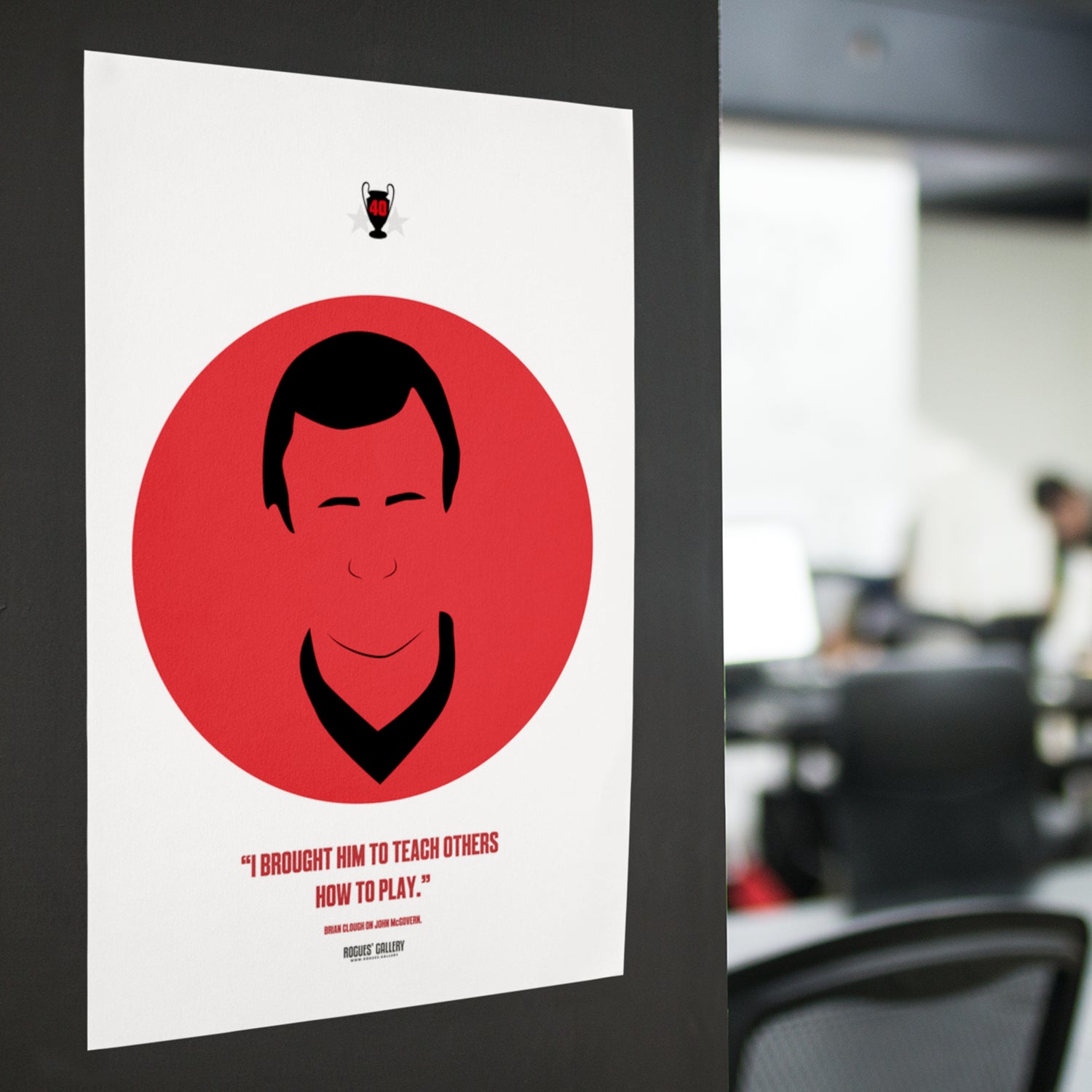 John McGovern - Iconic 40th Anniversary Print - A3 Print