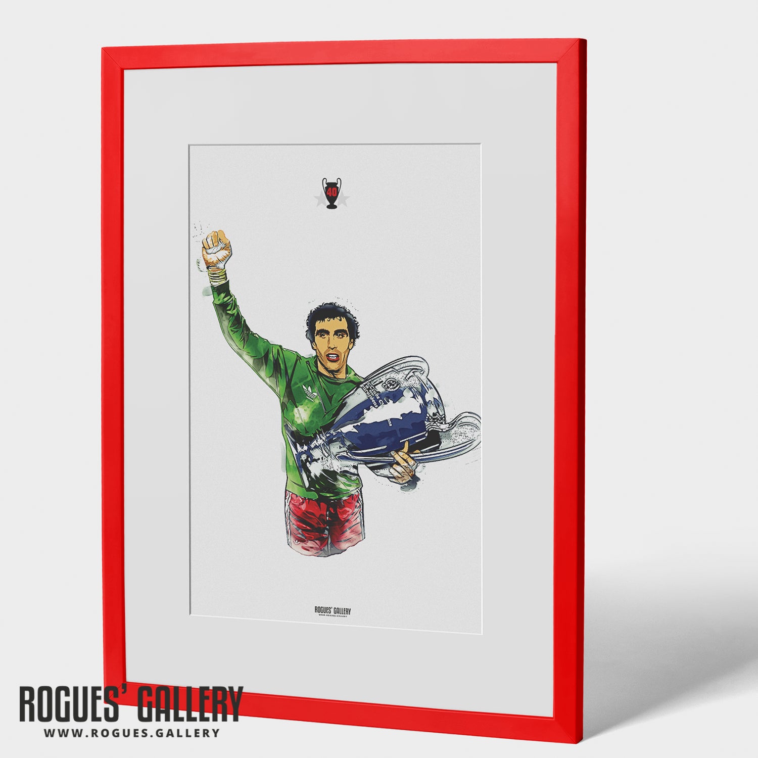 Peter Shilton - 40th Anniversary Print - A3 Print