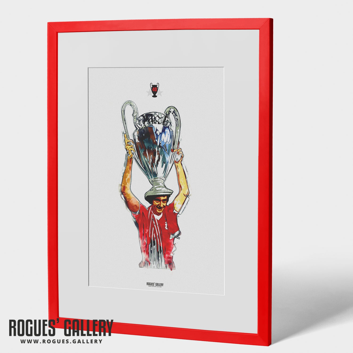 Trevor Francis - 40th Anniversary Print - A3 Print