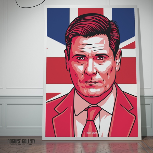 Incredible To The House - PM Sir Keir Starmer - Politics Series A3, A2, A1 or A0 Union Jack Icon Print