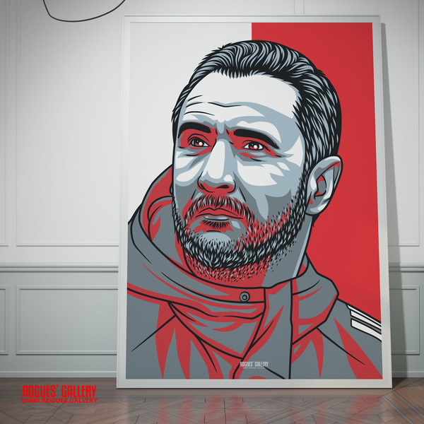 Vitor Pereira Nottingham Forest coach portrait A0 print City Ground