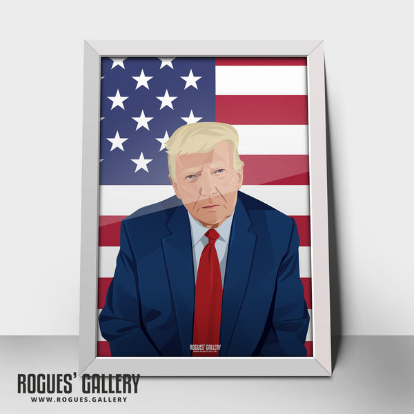 The Comeback? - Donald Trump - Politics Series A3, A2, A1 or A0 Icon Print