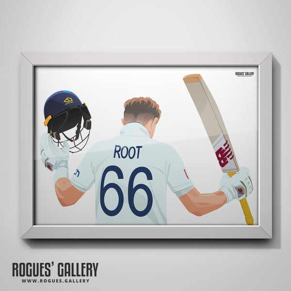 Root 66 - Joe Root - England Cricket Captain & Legend - A0, A1, A2 or A3 Prints