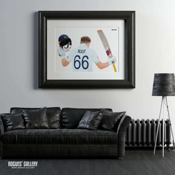 Root 66 - Joe Root - England Cricket Captain & Legend - A0, A1, A2 or A3 Prints