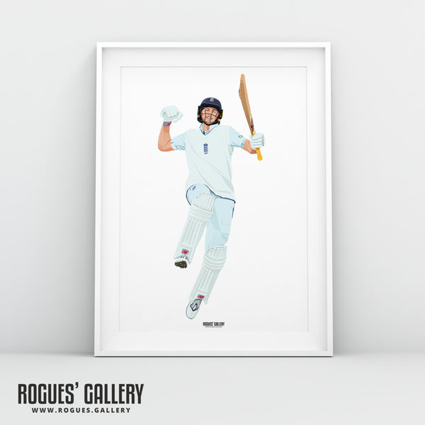 Celebrating Another Ton - Joe Root - England Cricket Captain & Legend - A0, A1, A2 or A3 Prints