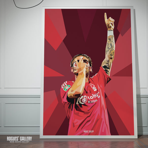 Jota Silva - Nottingham Forest - A0, A1, A2 or A3 Prints