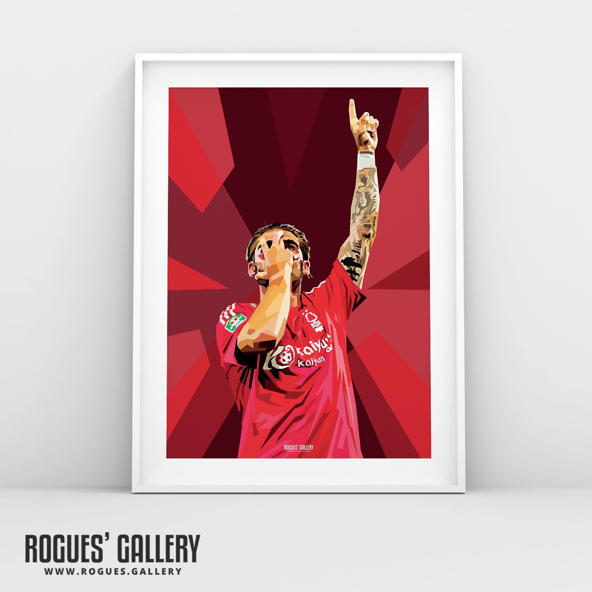 Jota Silva - Nottingham Forest - A0, A1, A2 or A3 Prints